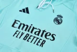 24-25 Real Madrid Hoodie Sweatshirt Set Soccer Jacket