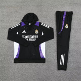 24-25 Real Madrid Hoodie Sweatshirt Set Soccer Jacket