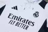 24-25 Real Madrid Hoodie Sweatshirt Set Soccer Jacket