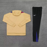 24-25 Barcelona Hoodie Sweatshirt Set Soccer Jacket
