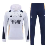 24-25 Real Madrid Hoodie Sweatshirt Set Soccer Jacket