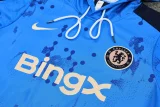 24-25 Chelsea Hoodie Sweatshirt Set Soccer Jacket