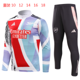 Young 24-25 Arse (Red and Blue) Sweater tracksuit set