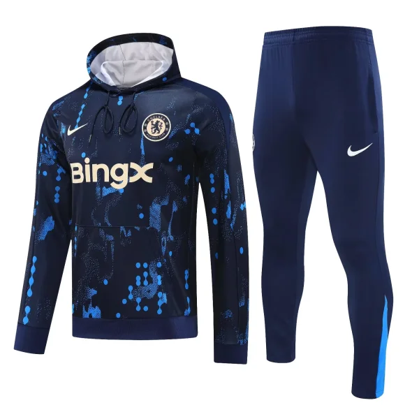 24-25 Chelsea Hoodie Sweatshirt Set Soccer Jacket