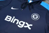 24-25 Chelsea Hoodie Sweatshirt Set Soccer Jacket