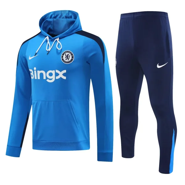 24-25 Chelsea Hoodie Sweatshirt Set Soccer Jacket