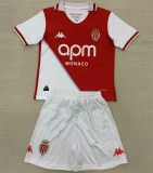 24-25 AS Monaco FC home Set.Jersey & Short High Quality