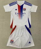 24-25 Olympique Lyonnais home Set.Jersey & Short High Quality