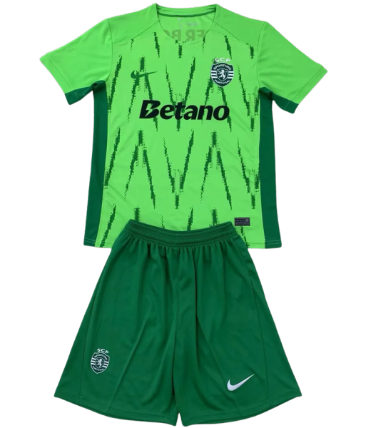 24-25 Sporting Lisbon Third Away Set.Jersey & Short High Quality