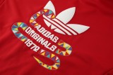 2025 AD (red) Jacket and cap set training suit Thailand Qualit