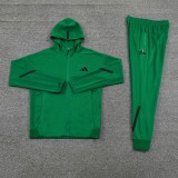 2025 AD (green) Jacket and cap set training suit Thailand Qualit