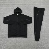 2025 AD (black) Jacket and cap set training suit Thailand Qualit