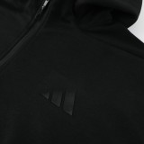 2025 AD (black) Jacket and cap set training suit Thailand Qualit