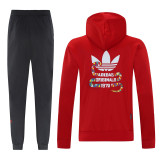 2025 AD (red) Jacket and cap set training suit Thailand Qualit