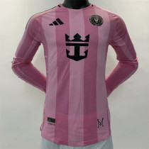 Long sleeve 25-26 Inter Miami CF home Player Version Thailand Quality