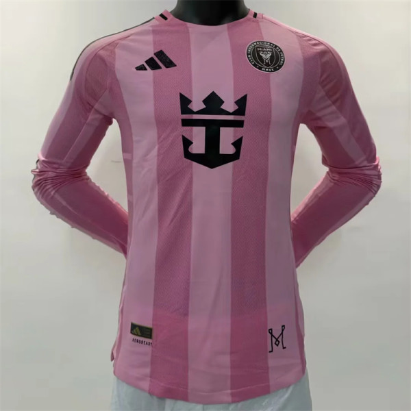 Long sleeve 25-26 Inter Miami CF home Player Version Thailand Quality