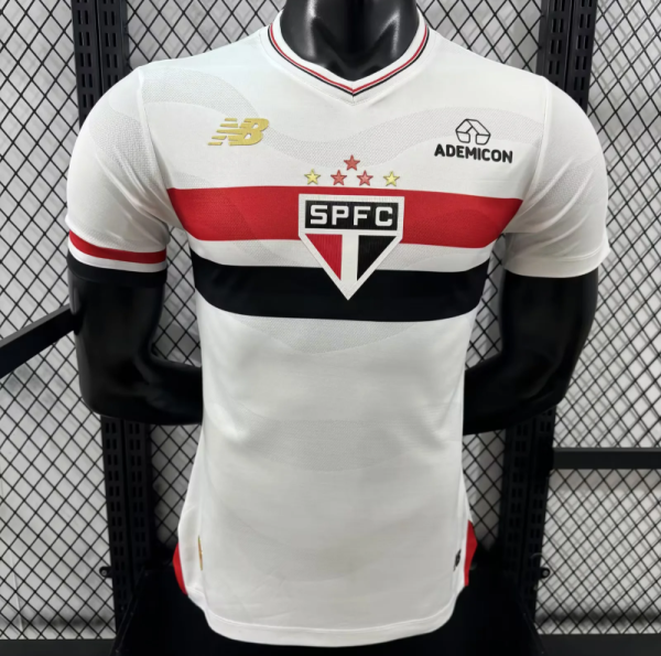 25-26 Sao Paulo home Player Version Thailand Quality