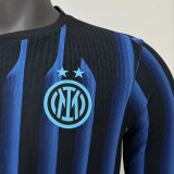 Long sleeve 25-26 Inter milan home Player Version Thailand Quality