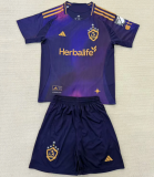 25-26 LA Galaxy Away Set.Jersey & Short High Quality