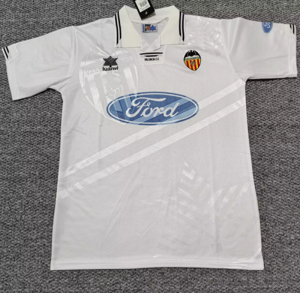 99-00 Valencia CF home Retro Jersey Thailand Quality