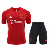 24-25 Manchester United (Training clothes) Set.Jersey & Short High Quality