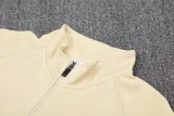 25-26 Real Madrid (Light yellow) Jacket Adult Sweater tracksuit set