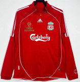 UEFA 06-08 Liverpool home (Long sleeve) Retro Jersey Thailand Quality
