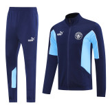 25-26 Manchester City (sapphire blue) Jacket Adult Sweater tracksuit set
