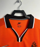 Long sleeve 1998 Netherlands home Retro Jersey Thailand Quality