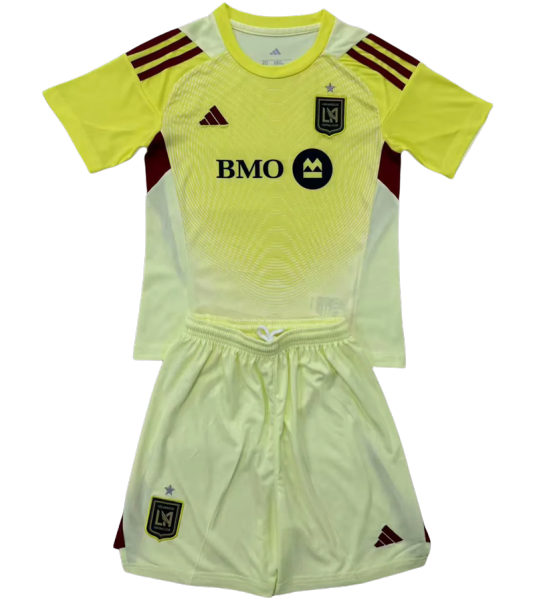 25-26 Los Angeles FC (Goalkeeper) Set.Jersey & Short High Quality