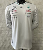 F1一级方程式赛车服 2025 Mercedes Benz  梅赛德斯奔驰白色长袖