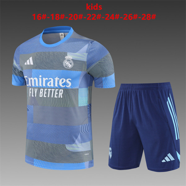 Kids kit 25-26 Real Madrid (Training clothes) Thailand Quality