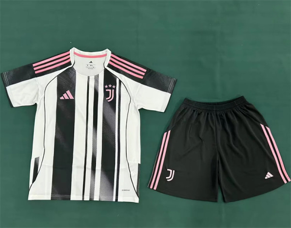 25-26 Juventus FC home Set.Jersey & Short High Quality