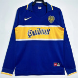 Long sleeve 96-97 CA Boca Juniors home Retro Version Thailand Quality