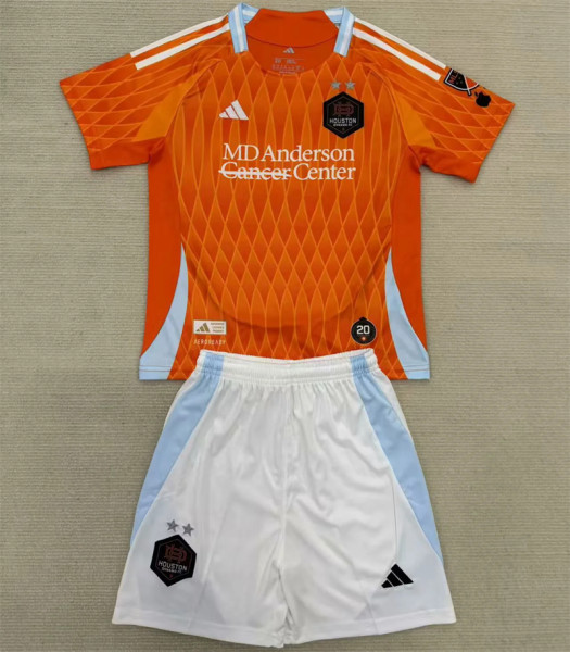 Kids kit 25-26 Houston Dynamo home Thailand Quality