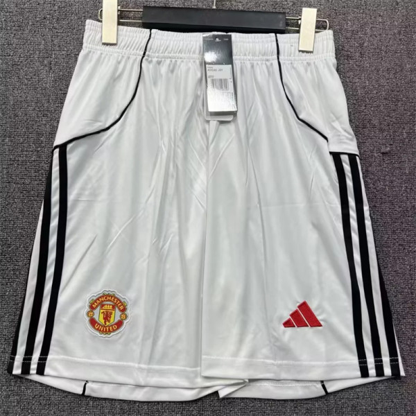 25-26 Manchester United home Soccer shorts Thailand Quality