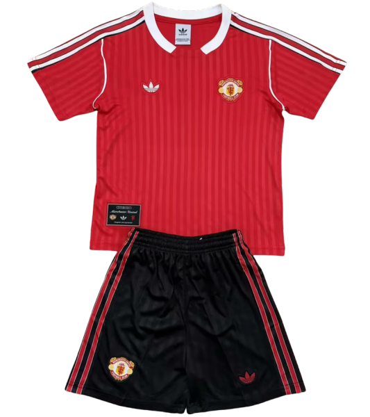 25-26 Manchester United (Retro Jersey) Set.Jersey & Short High Quality