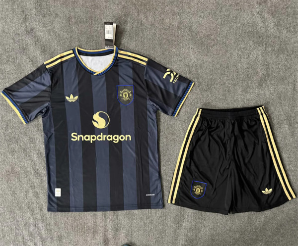 25-26 Manchester United Thrd Away Set.Jersey & Short High Quality