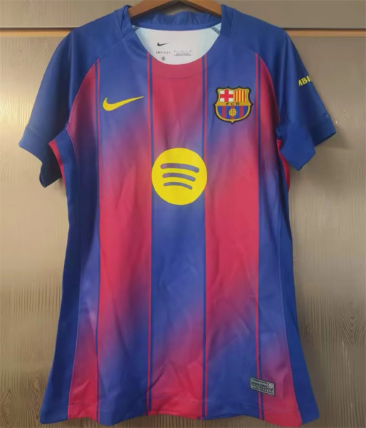 25-26 FC Barcelona home Women Jersey Thailand Quality