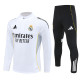 25-26 Real Madrid (white) Adult Sweater tracksuit set