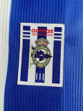 Long sleeve 99-00 Deportivo la coruna home Retro Jersey Thailand Quality
