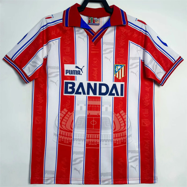 96-97 Atletico Madrid home Retro Jersey Thailand Quality