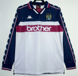 Long sleeve 97-98 Manchester City Away Retro Jersey Thailand Quality