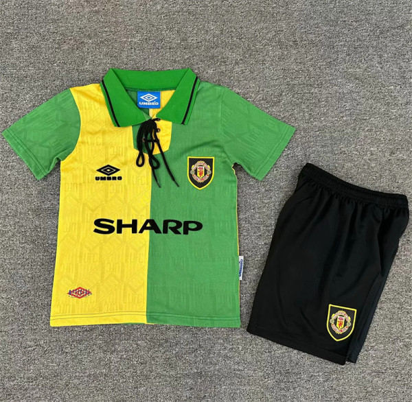 Kids kit 92-94 Manchester United Away (Retro Jersey) Thailand Quality
