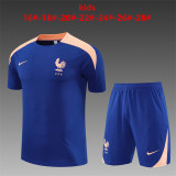 Kids kit 2025 France (Training clothes) Thailand Quality