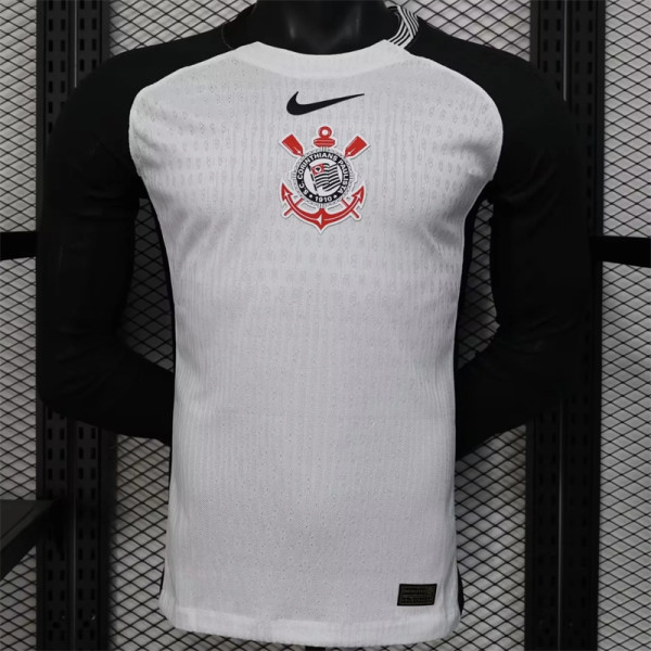 Long sleeve 25-26 SC Corinthians home Player Version Thailand Quality