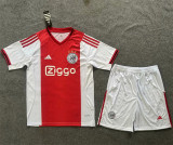 25-26 Ajax home Set.Jersey & Short High Quality