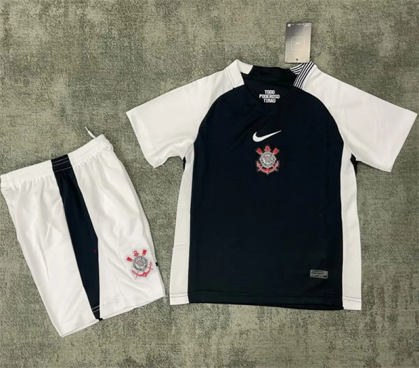 Kids kit 25-26 SC Corinthians Away Thailand Quality