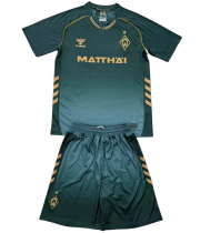 25-26 Werder Bremen Third Away Set.Jersey & Short High Quality