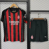 Kids kit 25-26 AC Milan home Thailand Quality
